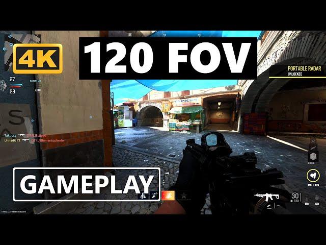 Call of Duty Modern Warfare 2 120 FOV Gameplay 4K [CONSOLE]