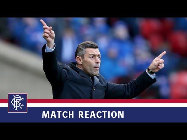 REACTION | Pedro Caixinha | Motherwell 2-0 Rangers