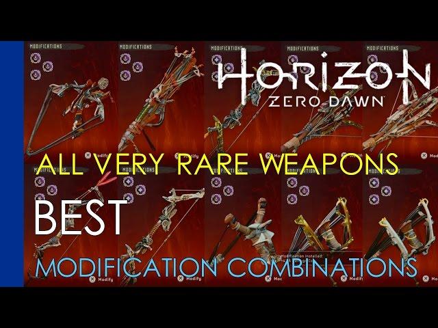 All Best Weapon/Mod Combos - Horizon: Zero Dawn