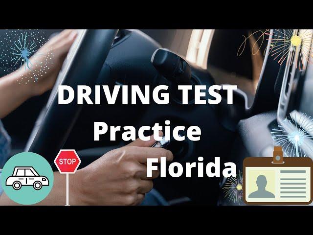 How to pass Florida driving test 2022. Practice driving test. Road test tutorial with tips.