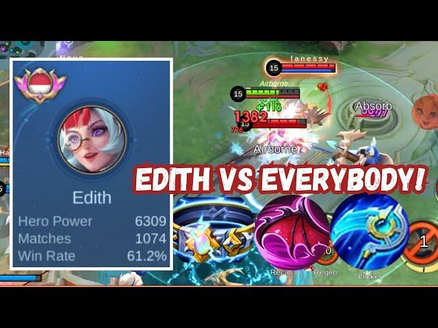 EDITH VS EVERYBODY! BUILD EDITH SUSTAIN AND INSTANT KILL!