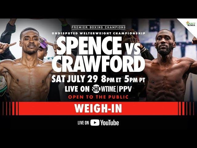 Spence vs. Crawford OFFICIAL WEIGH-IN | #SpenceCrawford