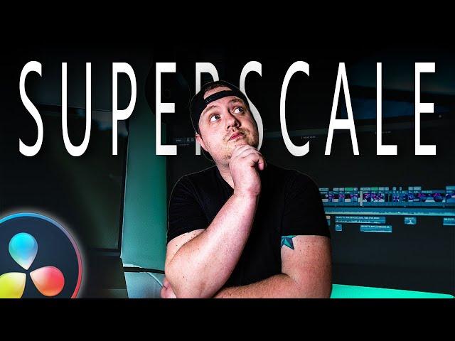 Upscale 1080p Footage to 4k with Davinci Resolve Superscale!!