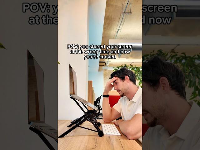 You work in tech and share your screen at the wrong time… #coding #programming #css #tech