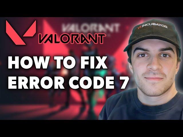 VALORANT Console: How to Fix Error Code 7: “There Was an Error Connecting to the VALORANT Platform.”