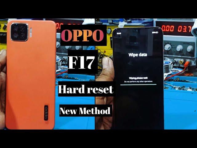 OPPO F17 Hard reset  (CPH2095) Screen lock pin password pattern unlock without PC wipe All Data Done