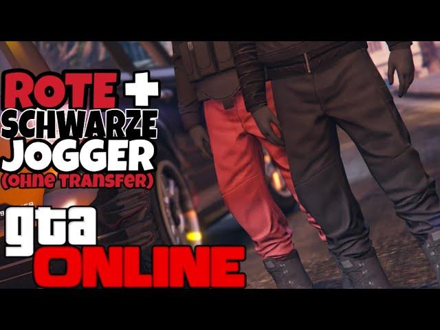 Schwarze & rote Jogger für Männlichen und Weiblichen Charakter bekommen NO TRANSFER -GTA Online 1.51