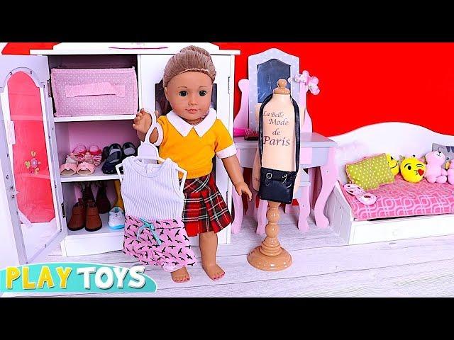 Baby Doll Evening Routine Back to School! Play Toys