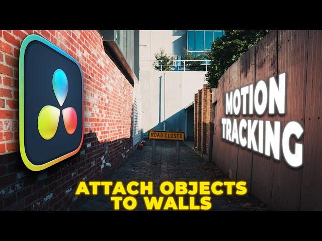 Attach Objects to Walls and Ground in Davinci Resolve | 3D Motion Tracking