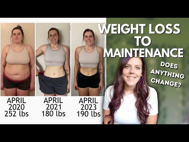 SWITCHING FROM WEIGHT LOSS TO MAINTENANCE | Is There a Difference? | My Weight Loss Journey