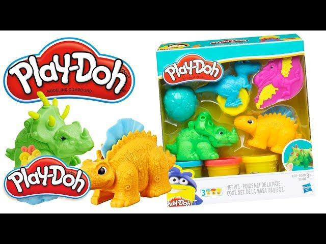 Play-Doh Dinosaurs! | Dino Tools & Confetti | Stop Motion | Play-Doh: Creative Ideas for Kids