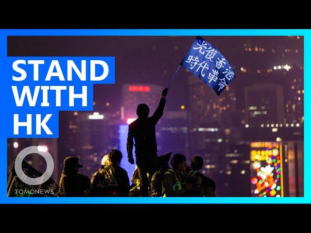 Hong Kong begins 2020 with mass anti-government protests - TomoNews