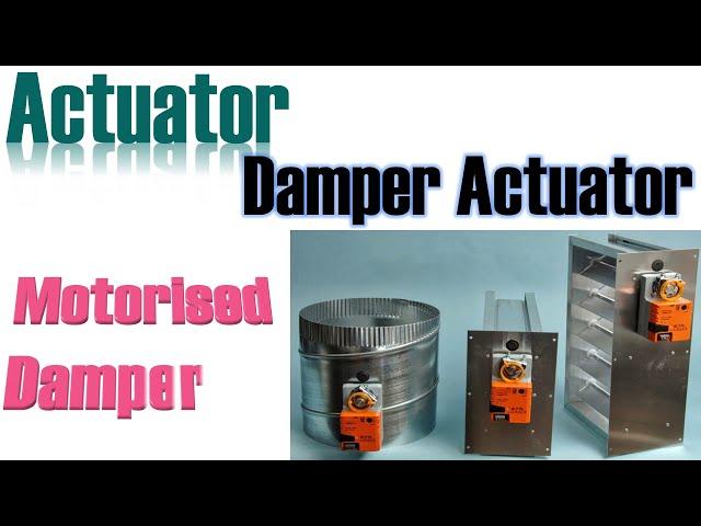 Actuators, Damper Actuators, Motorized Damper-HVAC-2021