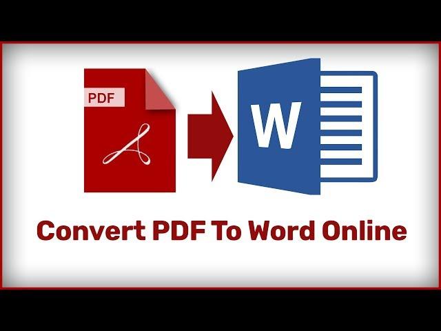 Convert PDF To Word Online Free Without Email and make editable word document Without Software