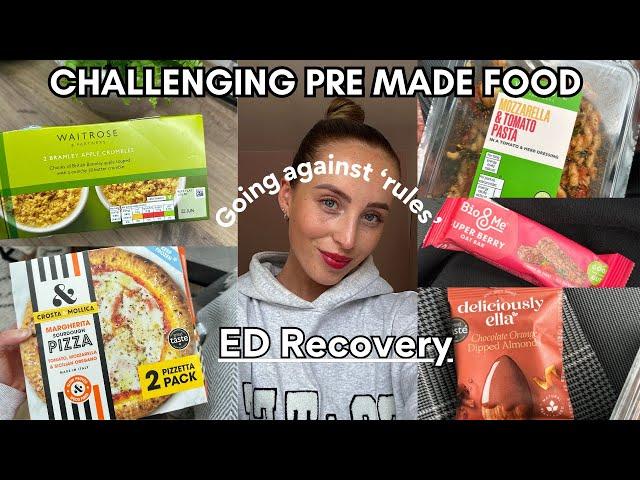 24 Hours Eating PRE MADE Food | ED Recovery