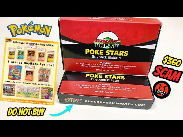 *BIGGEST SCAM for POKÉMON TCG in 2021* Super Break Poke Stars Mystery Box Opening