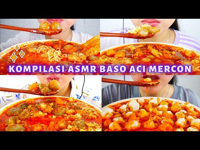 KOMPILASI ASMR BASO ACI MERCON TERENDULLL HUNGRY OLIVIA 