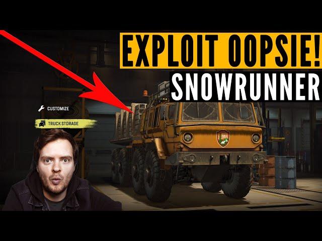 Do NOT expect this SnowRunner EXPLOIT to stay