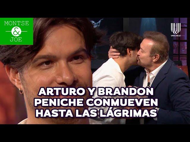 Brandon y Arturo Peniche llevan a cabo emotivo y amoroso ritual de padre e hijo | Montse y Joe