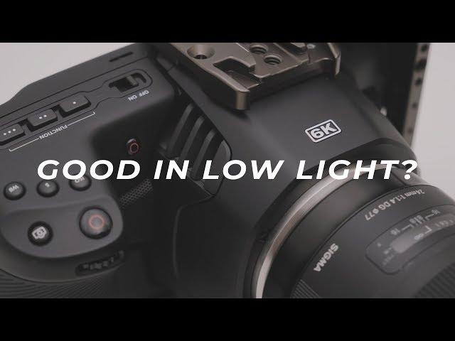 BMPCC 6K LOW LIGHT TEST