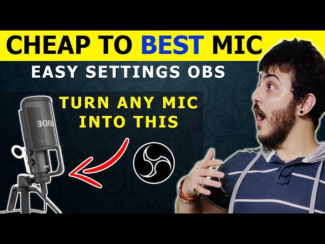 Make Any Mic Sound Expensive In OBS | Mic Settings & Filters (2022) | Have Bass and Crisp Voice