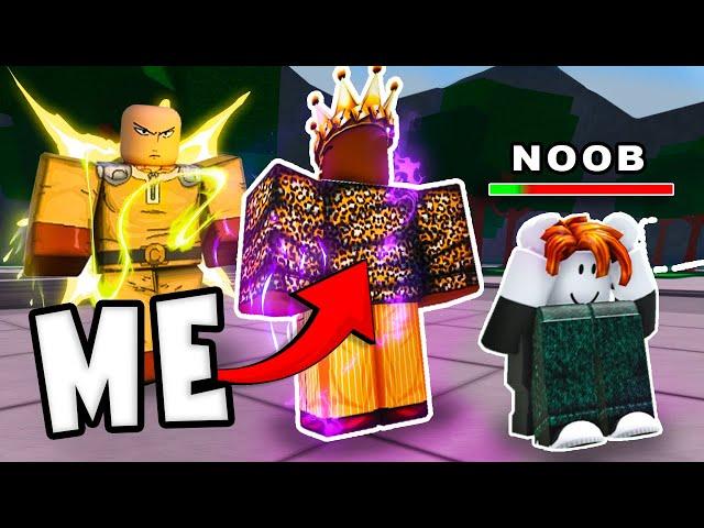 Defending NOOBS in Roblox The Strongest Battlegrounds!