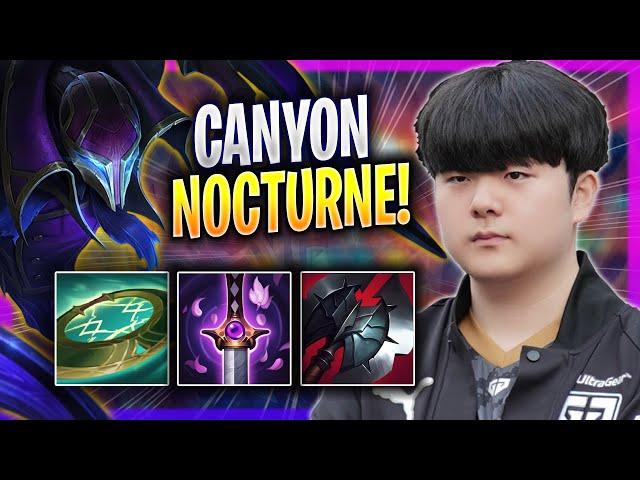 CANYON IS A BEAST WITH NOCTURNE! - GEN Canyon Plays Nocturne JUNGLE vs Lee Sin! | Season 2023