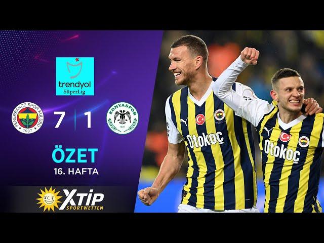 MERKUR BETS | Fenerbahçe (7-1) T. Konyaspor - Highlights/Özet | Trendyol Süper Lig - 2023/24