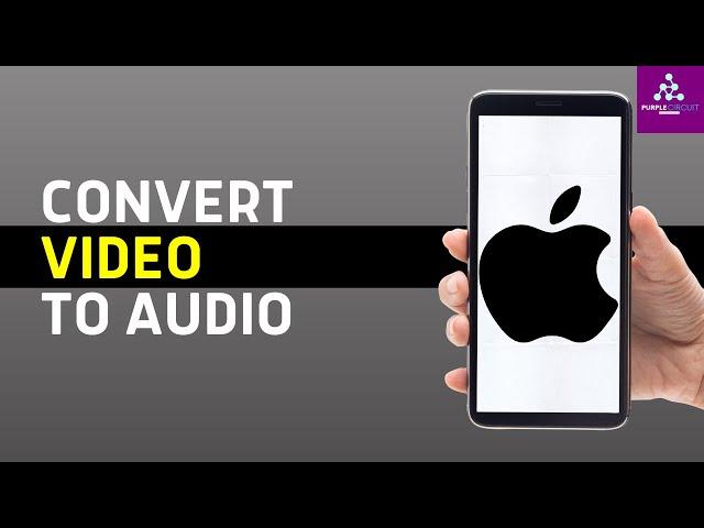 How to Convert Video to Audio on iPhone! (mp4 to mp3)