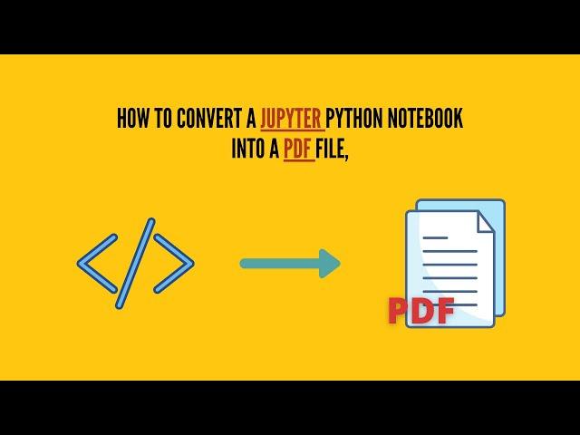 How to convert jupyter notebook (ipynb file) into pdf using keyboard shortcut | most easy way | 2021