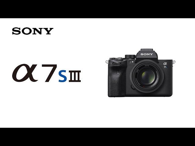 Introducing Alpha 7S III | Sony | α