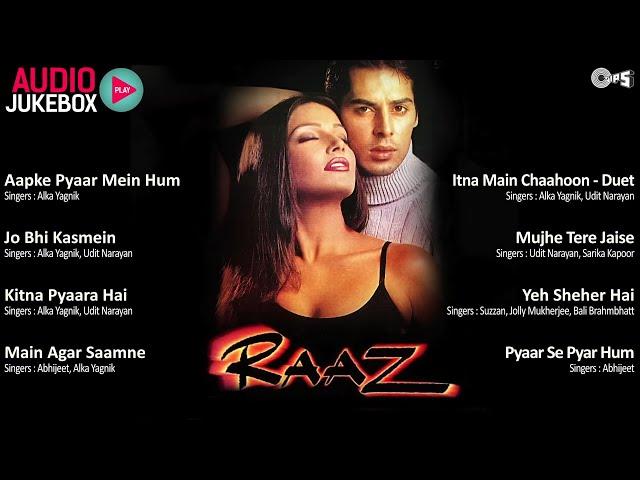 Raaz Movie All Songs || Audio Jukebox || Dino Morea | Bipasha Basu | Bollywood Movie Songs