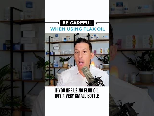 Be Careful When Using Flax Oil | Dr. Stephen Cabral