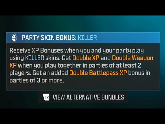 Activision selling PERMANENT Double XP in a bundle