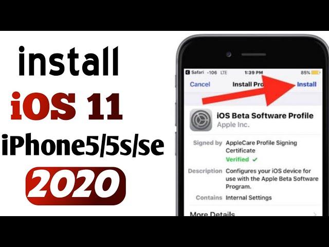 How to update ios 11.0 on iphone 5 | Install ios 11 iphone 5 [Hindi] ComTech