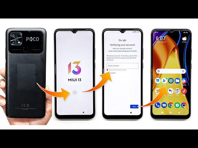 POCO C40 MIUI 13 Android 11 Bypass Google Account (FRP) Lock Remove | POCO C40 FRP Bypass Without PC