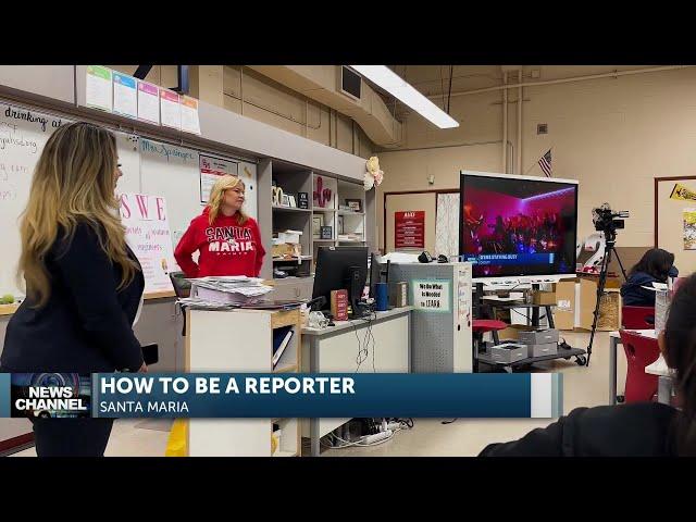 Our very own News Channel’s Christina Rodriguez spoke to Santa Maria High School Students ...