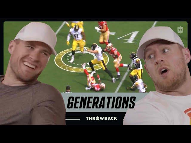 T.J. & J.J. Watt Rip Apart Each Others Film For the First Time! | NFL Generation