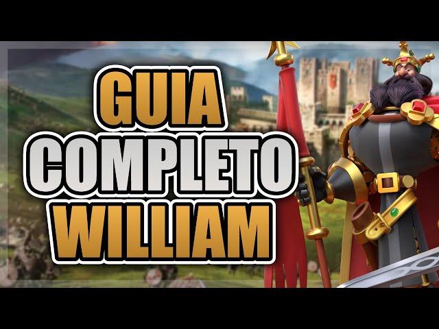 GUIA COMPLETO DO WILLIAM | UM DOS MONSTROS DA CAVALARIA - RISE OF KINGDOMS