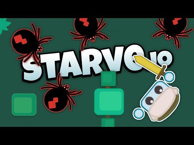 Starve.io - Spider Slaying and Earmuff Making! - Let's Play Starve.io Gameplay