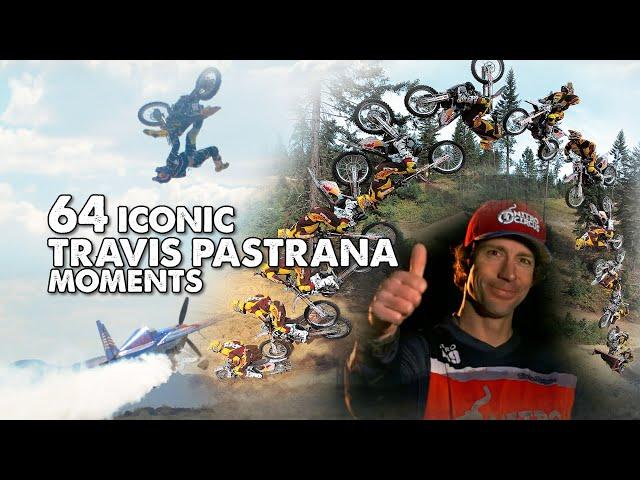 64 of Travis Pastrana's Most Iconic Moments - The Nitro Bracket Challenge!