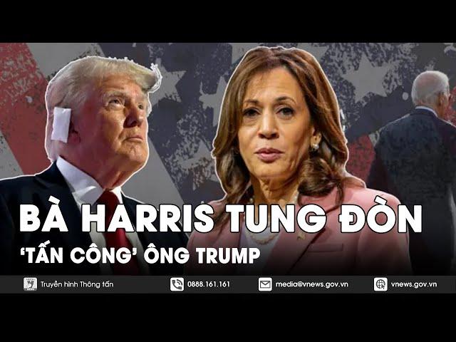 ĐIỂM TIN NÓNG 26/7. Bà Harris tung đòn ‘tấn công’ ông Trump, cựu Tổng thống Mỹ làm gì để ứng phó?