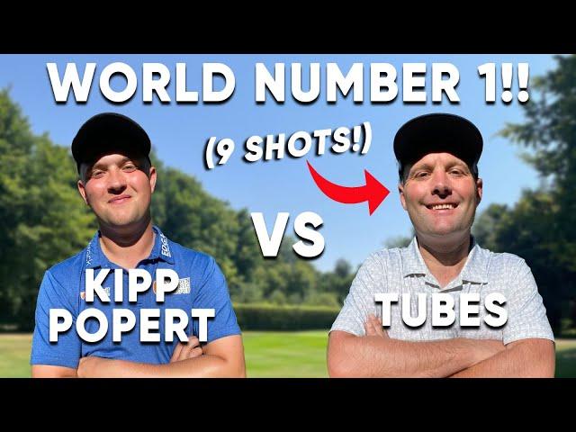 Can I Beat The WORLDS BEST Disability Golfer Starting On -9 ?? | Tubes v Kipp Popert (legend!)