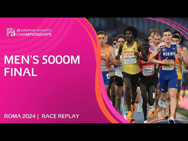 Jakob goes through the gears!  Men's 5000m replay | Roma 2024