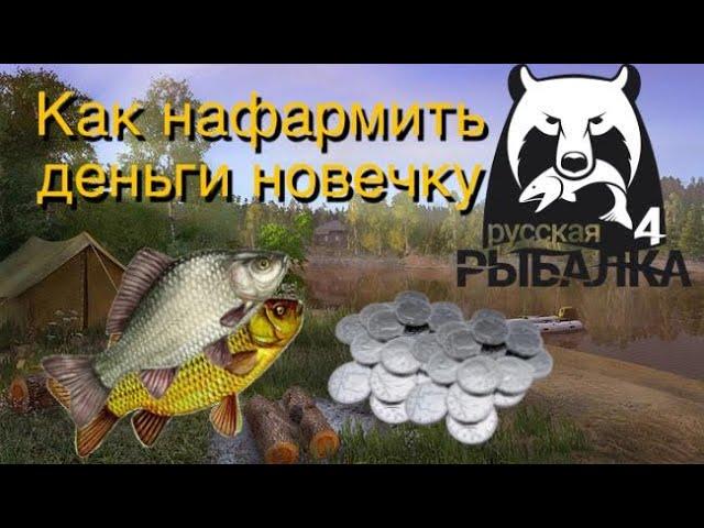 Как нафармить денег новичку в Русской Рыбалке 4 #1. Гайд по рр4.