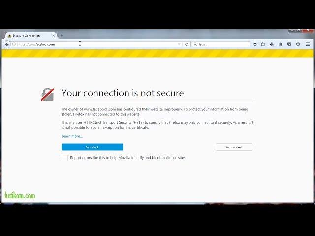 How to Fix Your Connection is Not Secure Sec Error Unknown Issuer