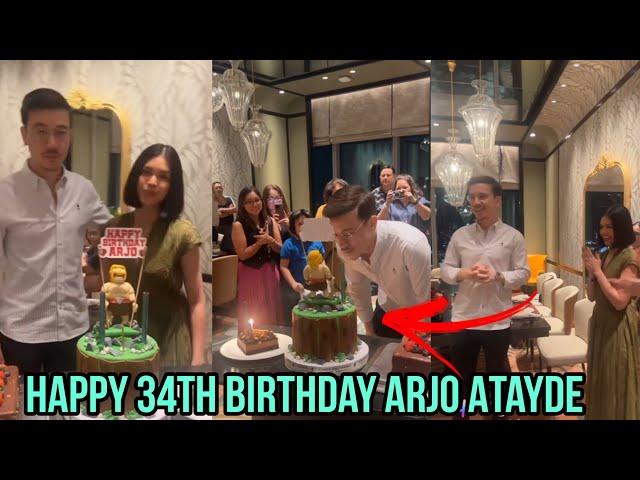 Arjo Atayde 34th birthday celebration Kasama si Maine Mendoza at Pamilya.