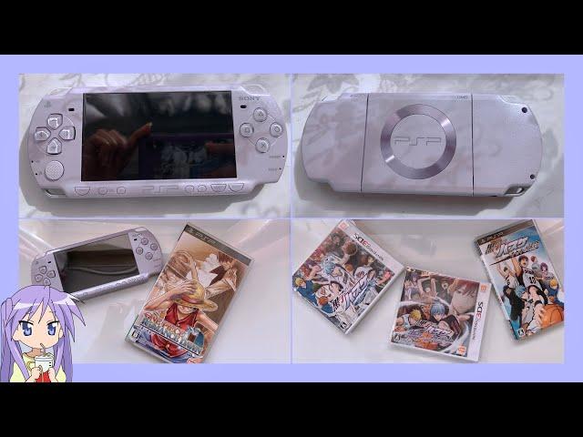 Unboxing Lilac Purple PSP  in 2021 • One Piece  Kuroko no Basket PSP 3DS games