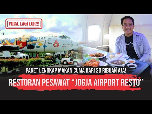 CUMA 20 RIBUAN AJA BISA MAKAN RAME-RAME  DI PESAWAT | JOGJA AIRPORT RESTO JOGJA