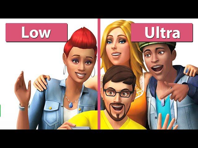 The Sims 4 - PC Low vs. Ultra Graphics Comparison